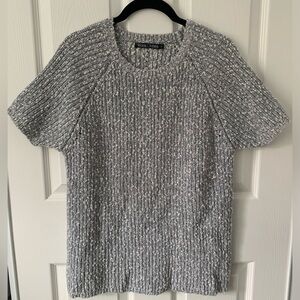 Woolovers Blue Gray Knit Tunic